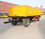 Self Dumping 2/3 Axles Bulk Cargo Transport Van Type Box Tail-Lift Truck Semi