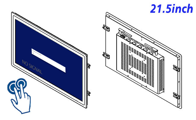 21.5-Inch Large Format Touch Screen for Smart Interfaces and Digital Signage
