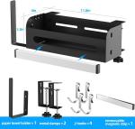 Universal BBQ Grill caddy with Paper Towel Holder Knife Holder Outdoor 28" 36"