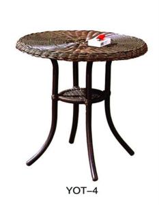 Quality Cast aluminum outdoor dining set modern Glass Furniture Popular   (YOT-4) wholesale