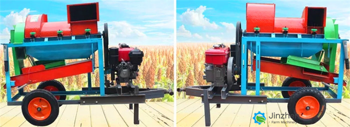 Whosale Small Home Use Multifunctional Maize Peeler Sheller Thresher Corn Peeling Shelling Threshing Machine