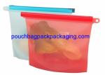 Silicone Food bag, Fresh vegetable Seal packing Bag, heat Resistant Food Storage