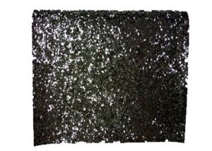 Quality Synthetic Leather Pu Shiny Glitter Fabric , Black Sparkle Glitter Fabric wholesale