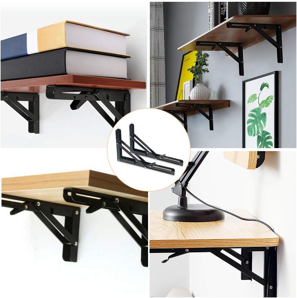 Collapsible Shelf Hinge Wall Mounted for Customer's Request Bench Table Space Saving