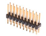 3A PBT Black Press Fit Pin Header Connectors 2.54mm Pitch