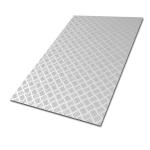 H12 1060 3003 3105 5052 Embossed Aluminum Tread Plate Sheets Five Bar Polished