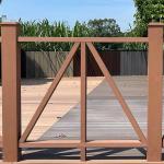 Outdoor Wood Plastic Composite Railing Recycled Balustrada WPC