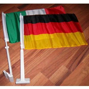 Quality National Advertising Promotional Car Flag Germany and Italy wholesale
