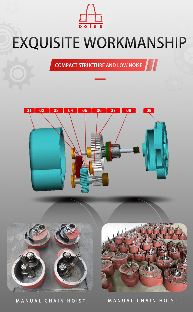 10Ton Wire Rope Crane Hoist Gearbox Accessories With Strong Load Capacity