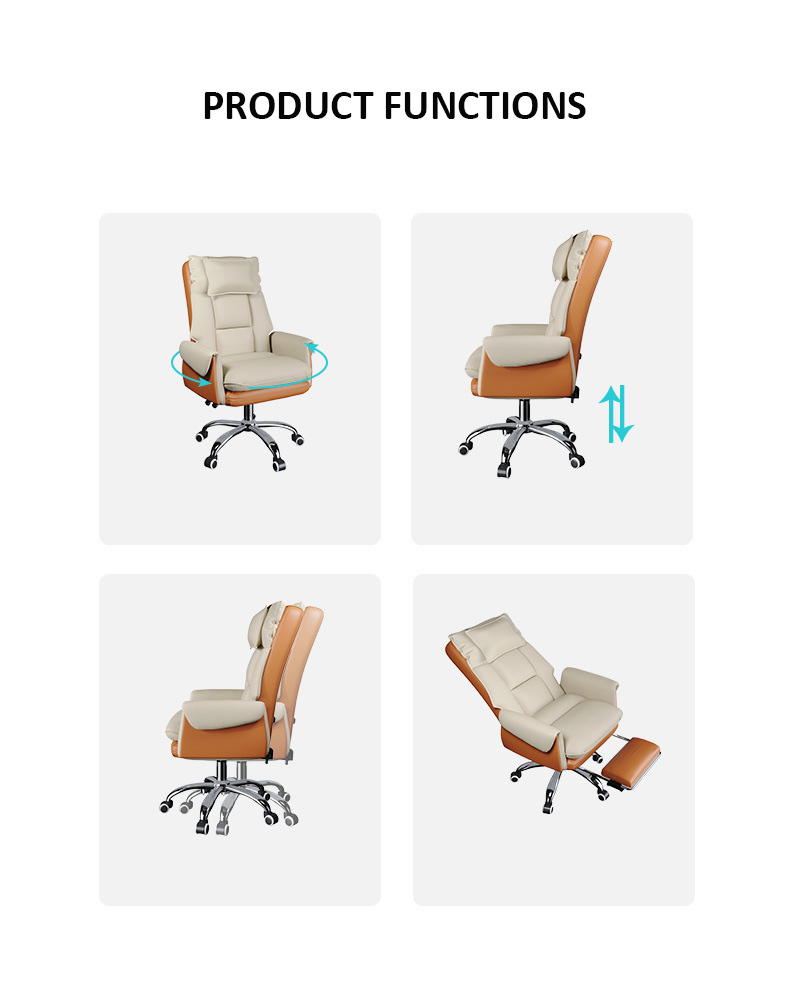 Other Metal Type Fabric Cover Design Lift Swivel Recliner Leisure PC Chair for Home Office