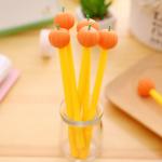 0.5mm Cute Pumpkin Shape Neutral Signature Pen Creative Halloween Gift Gel Pen