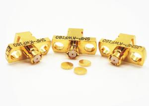 Quality MF180A Cable Female Right Angle SMP Flange Mount Connector wholesale