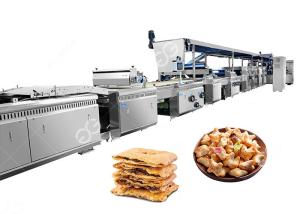 Quality Stainless Steel Biscuit Production Line, Efficient Cracker Making Machine wholesale