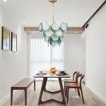 Postmodern glass chandelier living room simple and creative personality Diva