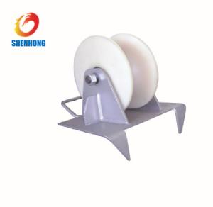 Quality Nylon or aluminum wheel heavy duty cable rollers SHH dia 140*200mm for protect cable and pulling rope wholesale