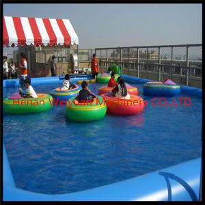 Quality popular blue color inflatable PVC water pool fo paddle boats wholesale