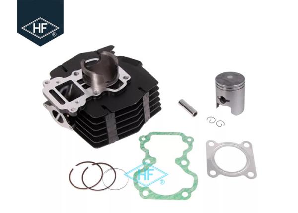 2 Stroke Single Motorcycle Cylinder Kit With Piston Set Gasket Black Iron