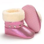 New arrived PU Leather girl princess 0-18 months girl Holiday party baby boots