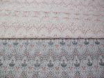 Black Unique Cotton Polyester Lace Fabric Knitted with Burnout Flower Lace for