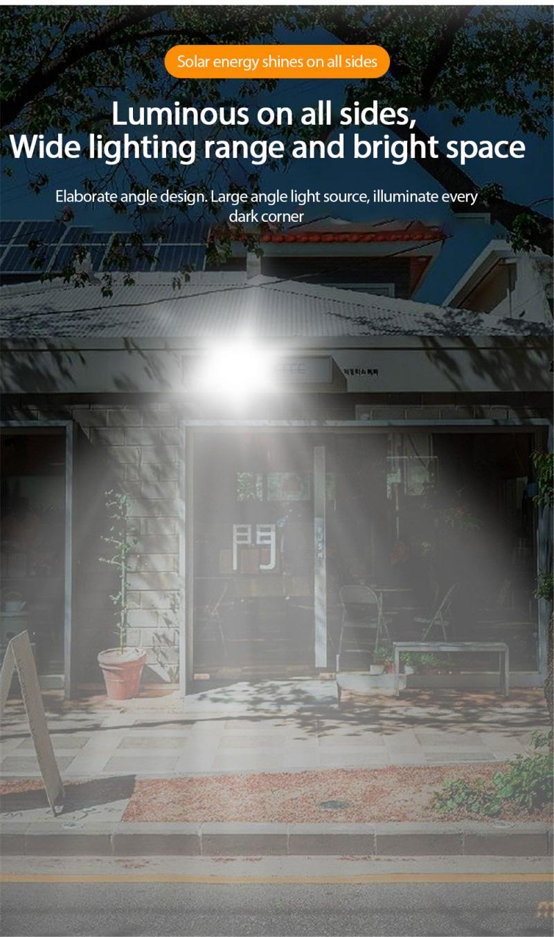 800lm Solar Motion Sensor Wall Light