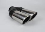 Carbon Fiber 60mm Inlet 90mm Outlet Dual Exhaust Muffler Tip