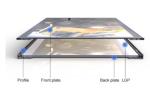 Restaurants 6063 Aluminum 4000LUX 12V Slim A3 Led Light Box