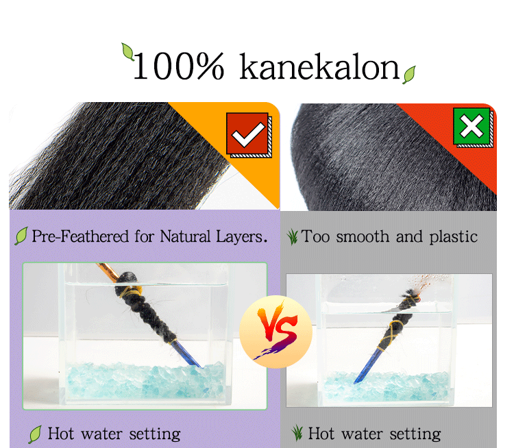 Synthetic Crochet Braids Hair Extensions In Solid And Ombre Colors For Black Women