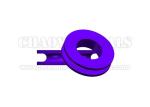 11.5 Mm EPDM Colored Rubber Grommets Amyl Alcohol And Liquid Ammonia Resistance