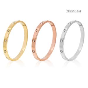 Quality Fade Free Stainless Steel Gold Bracelet wholesale