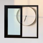 Double Glazing PVC Sliding Windows Modern Black Upvc Sliding Window Lock