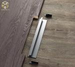 Aluminium black grey furniture drawer rose gold handles for kitchen cabinets