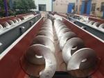 Continuous Cold Rolled Screw Flight Blade Segments Carbon Steel Material