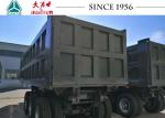 Blue Color 30CBM Heavy Duty Tipper Trailer To Transport Sand / Stone