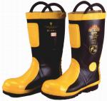 Marine SOLAS / MED CE Cerificate Rubber Fireman Boots Harvik 9687L