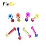 Solid Stainless Steel Aluminum Brass Chicago Screw Rivets for Bags