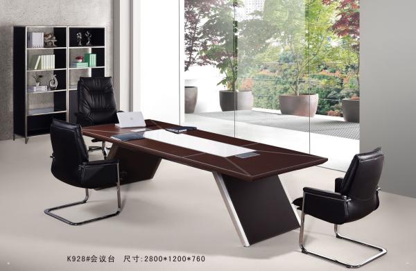 luxury leather office conference table furniture/luxury leather office