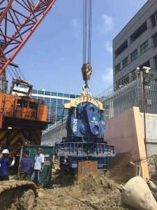 Quality Pile Driving Equipment Crane Hanging Vibro Hammer Electric Vibro Hammer wholesale