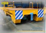 Handling system for Manufacturing Industry Rail Transfer Cart , yellow