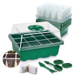Customized Garden Plant Nursery Tray Pot Grow Germination Starter 12 Cells Plant