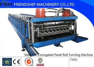 Quality Automatic Galvanized Steel Silo Corrugated Wall Sheet Roll Forming Machine wholesale