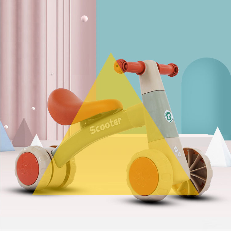 Car Style Toddler Balance Bike for Boys Girls 12 Inch Non Pedal Bicycle Learning Toy