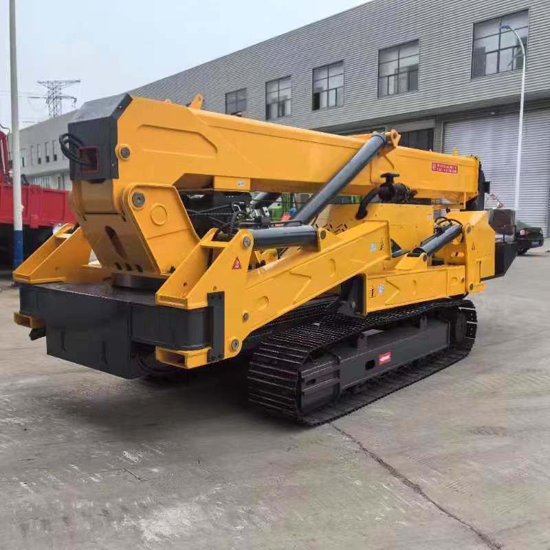 8t Mini Crawler Spider Crane Telescopic Boom Building Materials Shops Mobile Mini Spider Crane for Lifting