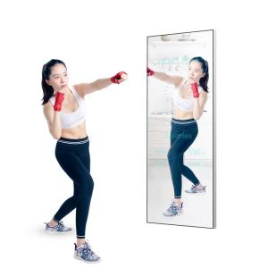Quality Floor Stand Digital Signage Touch Display , Smart Touch Screen Mirror Display wholesale