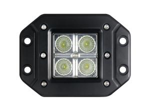 Quality CE ATV UTV 12W Spot Beam Led Lights Flush Mount Shockproof wholesale