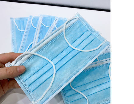 Portable Disposable Medical Mask 4 Folder Design Outdoor Travel Use