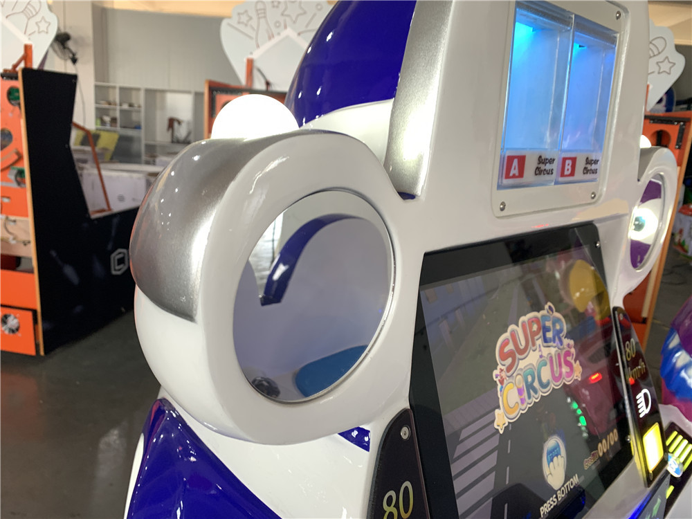 Fiber Parrot Motorcycle Kiddie Ride 2 Players With Video Display