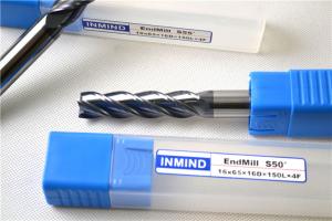 Quality HR65 Multi Flute High Performance End Mills 10mm / 12mm / 14mm Diameter wholesale
