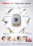 2021 5 in 1 Spider Veins Laser 980 nm Laser Vascular Removal Machine