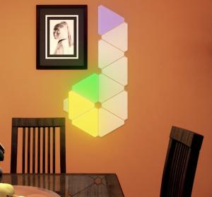 Quality 6500K Rgb Wall Light Panels Intelligent Triangle Corner Ceiling Light wholesale