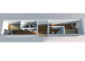 Quality 40ft Prefab Container Homes With Kitchen Bathroom Shipping Container House Luxury wholesale